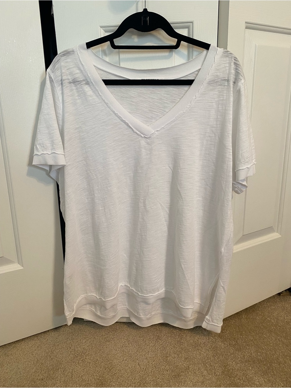 Women’s Project Socisl White V-Neck Short Sleeve Tee